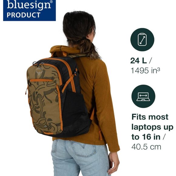 Osprey Axis Laptop Backpack – Sleek Everyday Pack with Laptop Sleeve, Water Bott - Picture 4 of 4